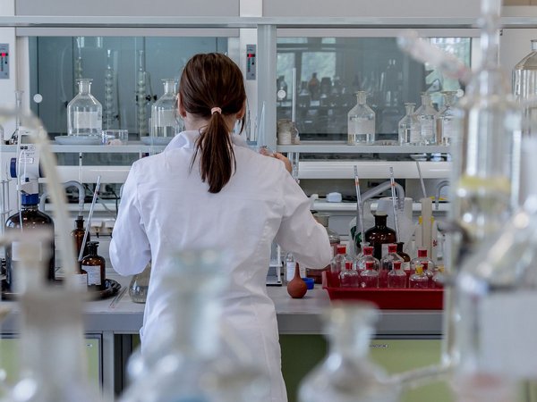 A person in laboratory