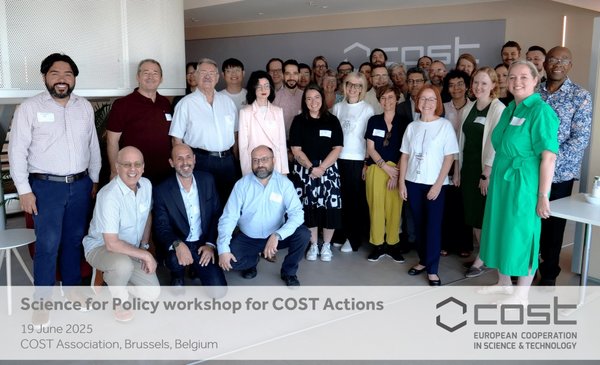 Group photo of the Science for policy workshop.